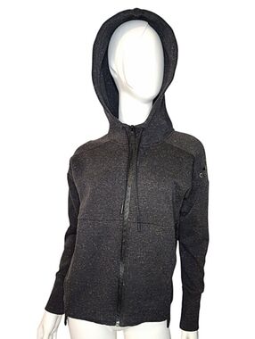 Like New! Unisex Adidas Charcoal Zip Up Hoodie Size XS